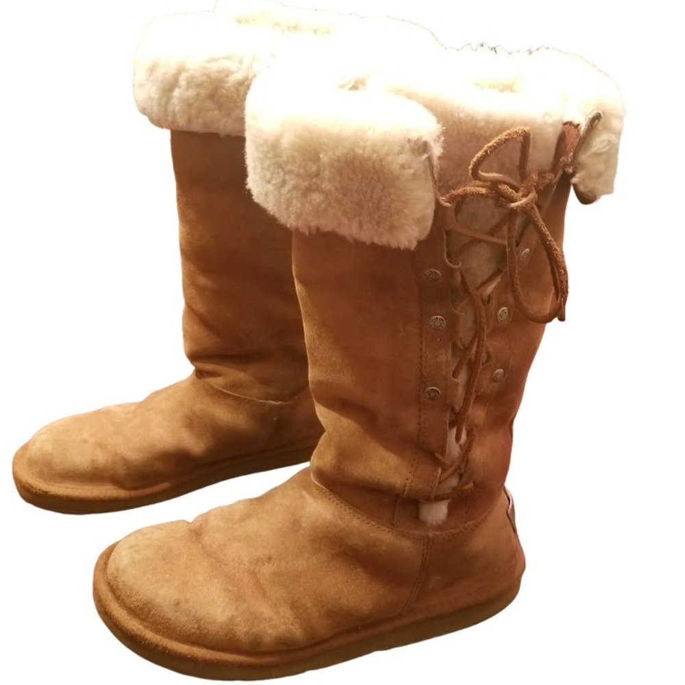 UGG Australia | Upside | #5163 | Lace Up | Tall Winter Boot | Shearling Size: 7